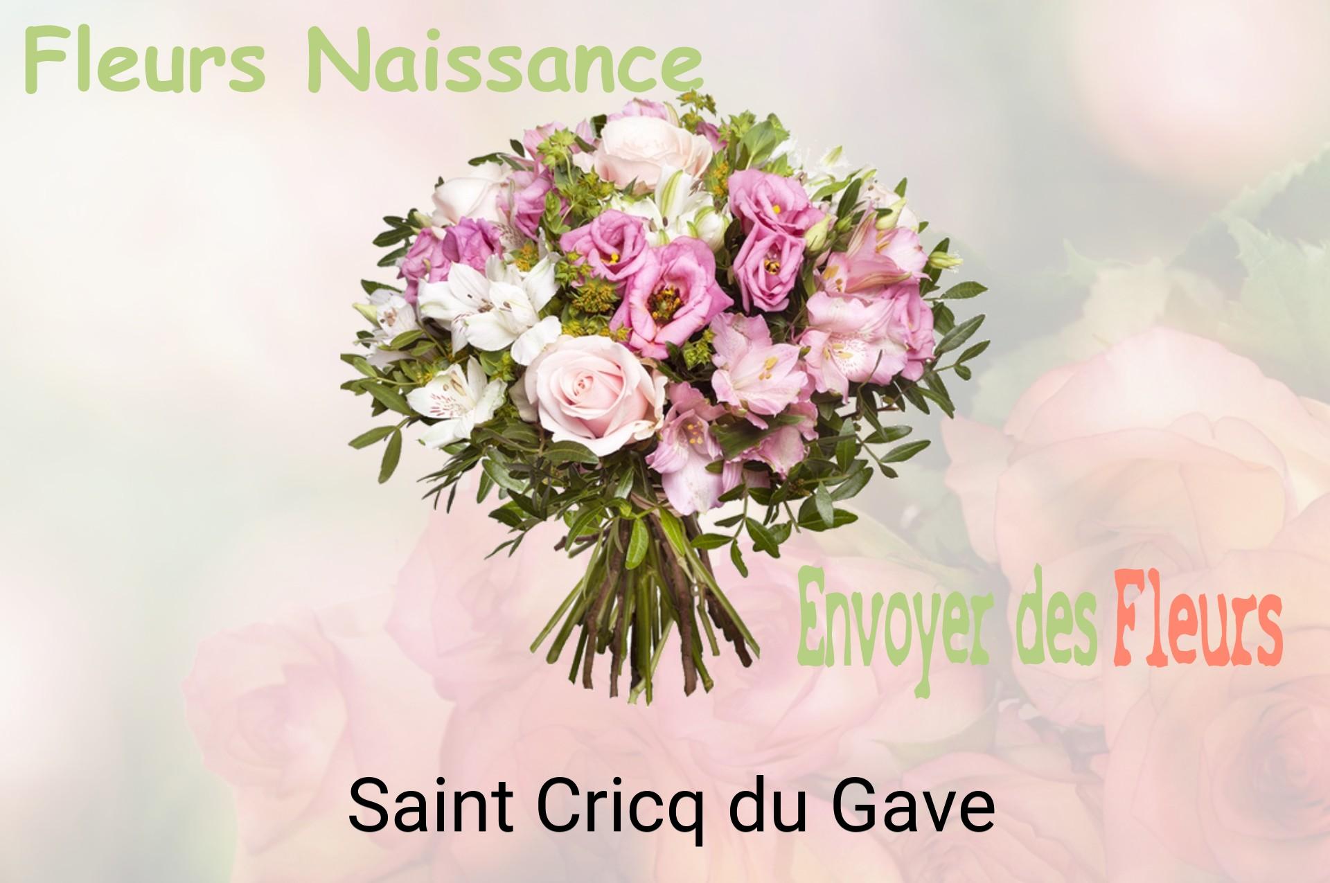 Bouquet de fleurs de naissance livré à Saint-Cricq-du-Gave